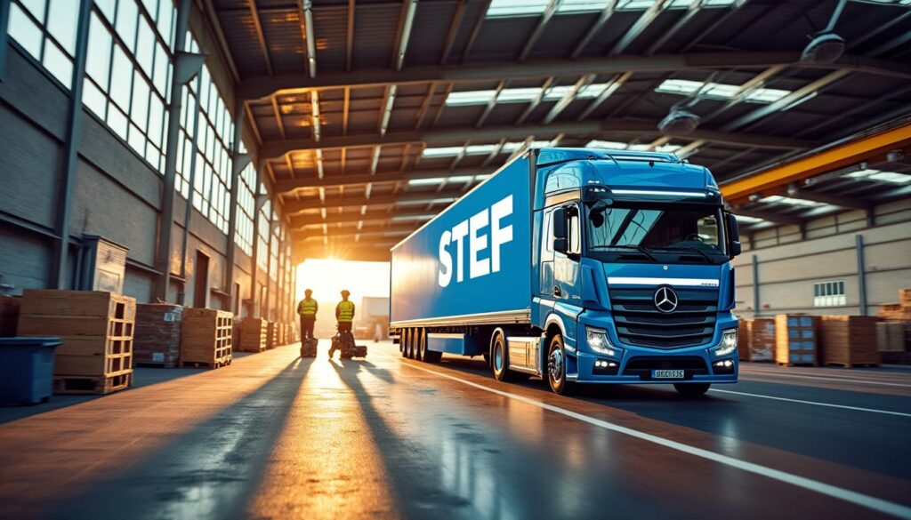 Le groupe STEF dans le CAC 40 : un leader du transport frigorifique